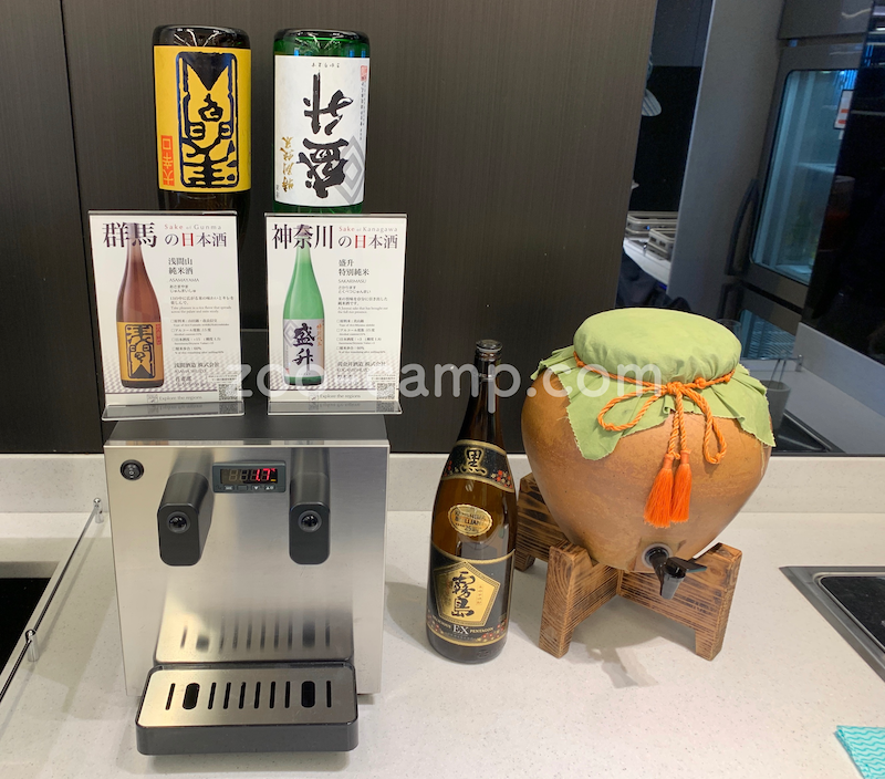 ANAラウンジ　日本酒