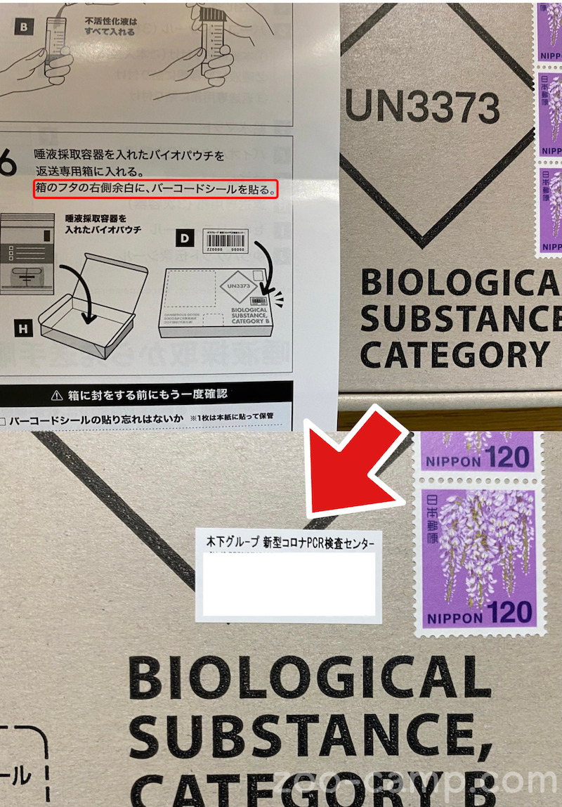 ANA_PCR検査_検体発送